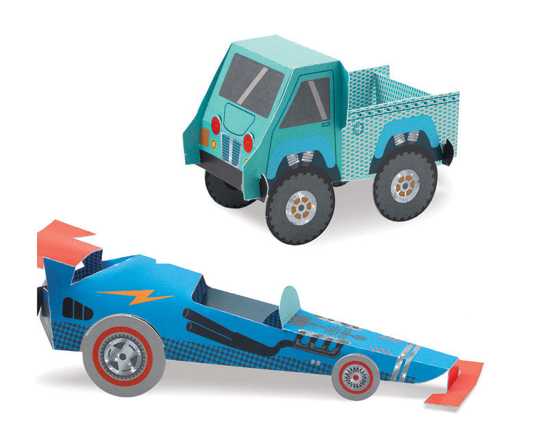 Trucks Paper Toys - Earth Toys - 3