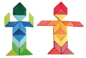 Grimm's Square Indian Puzzle - Medium - Earth Toys - 3