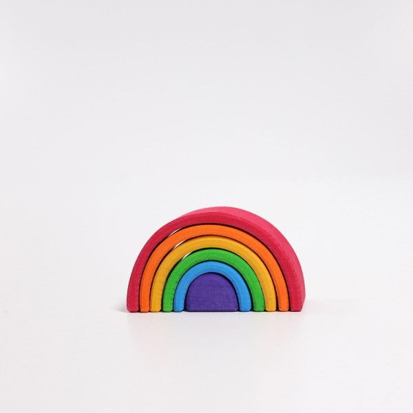 Grimm's Wooden Stacking Rainbow - Earth Toys