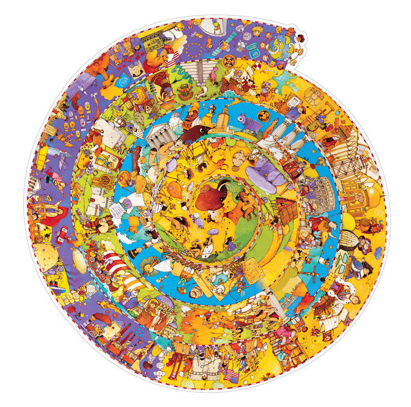 Puzzle Observation - History 350pce puzzle with Booklet - Earth Toys