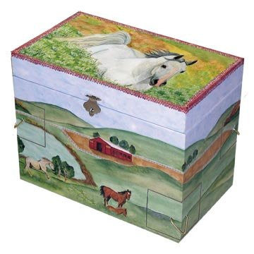 Horse Hideaway Music Box - Earth Toys - 4