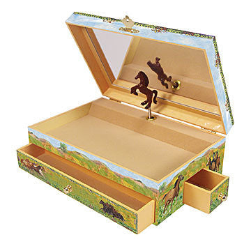 Horse Prairie Music box - Earth Toys - 4