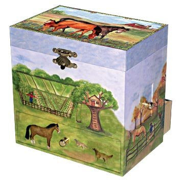 Horse Ranch Music Box - Earth Toys - 4