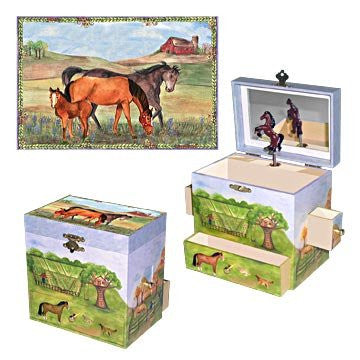 Horse Ranch Music Box - Earth Toys - 2