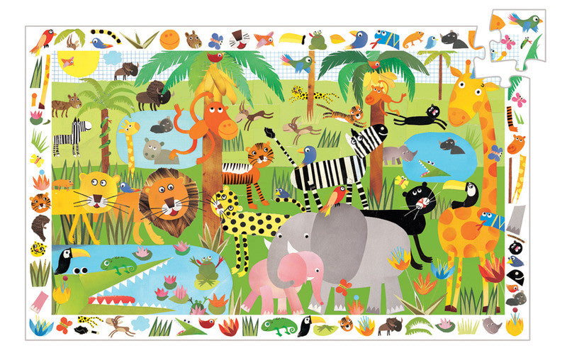 Puzzle Observation - Jungle 35 pc Puzzle - Earth Toys