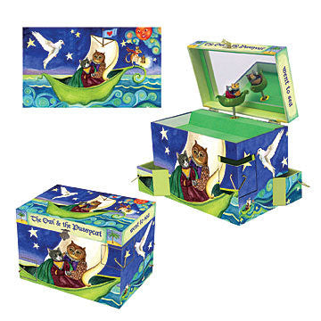 Owl & the Pussycat Music Box - Earth Toys - 4