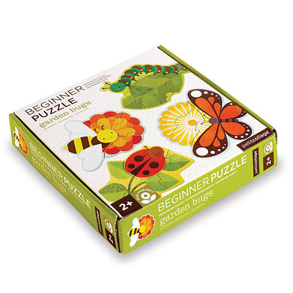 Petit Collage - Beginner Puzzle - Garden Bugs - Earth Toys - 2