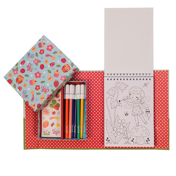 Piccolo Colouring Set - Forest Fairies - Earth Toys - 2