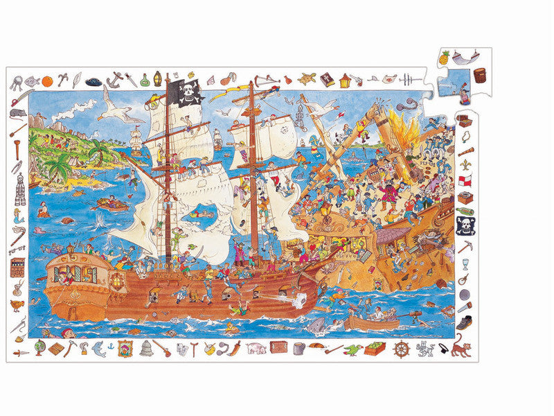 Puzzle Observation - Pirates 100pc Puzzle - Earth Toys - 2