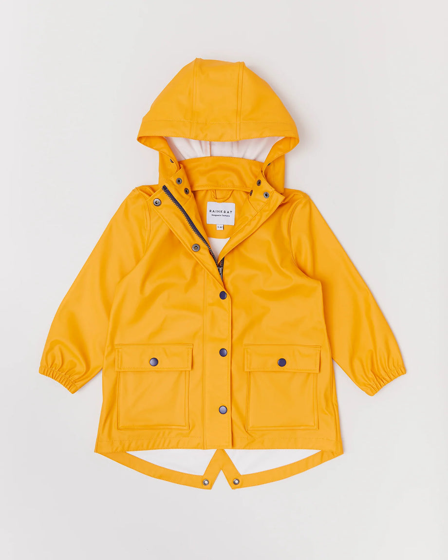 Yellow 2025 raincoat 2t