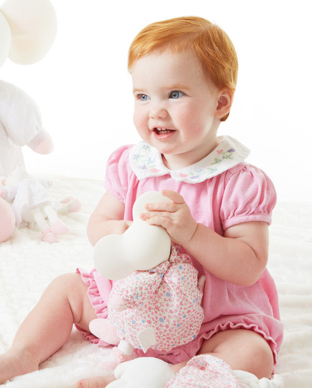 Rubber Meiya the Mouse in Pink - Earth Toys - 2
