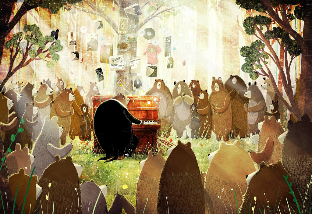 The Bear and the Piano - Earth Toys - 4