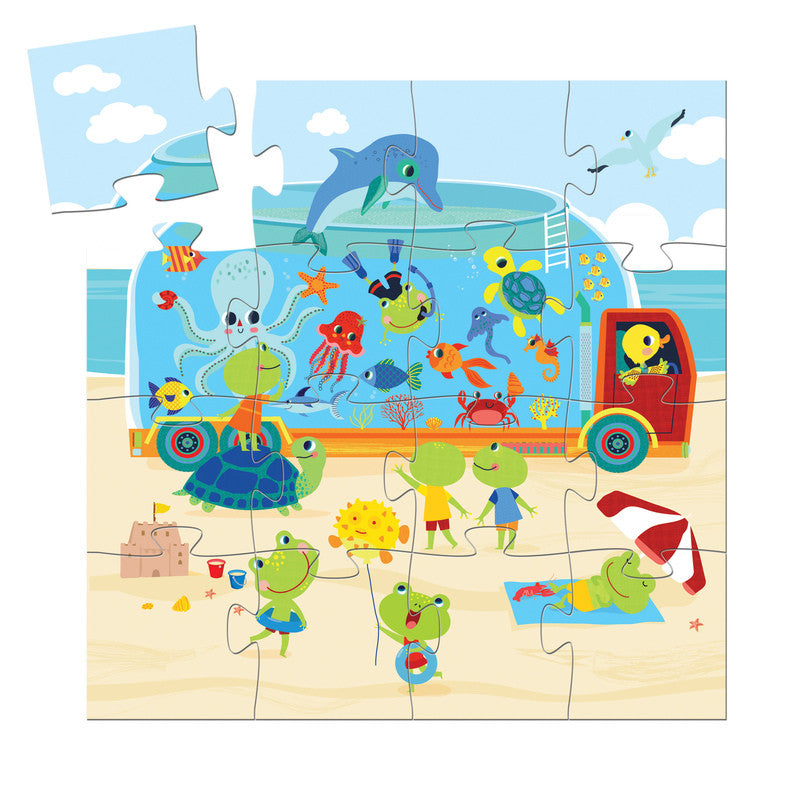 The Aquarium - 16pc Silhouette Puzzle - Earth Toys - 2