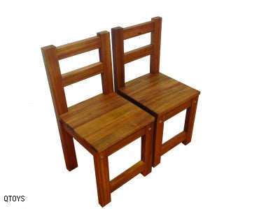 Extra Wooden Acacia Standard Chair - Earth Toys - 1