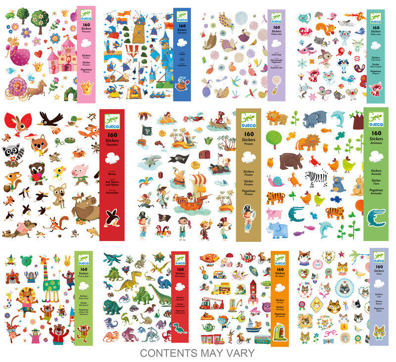 Djeco Sticker Packs - Earth Toys