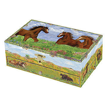 Horse Prairie Music box - Earth Toys - 1