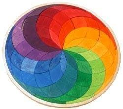 Grimm's mini Colour Circle Spiral - Earth Toys - 1