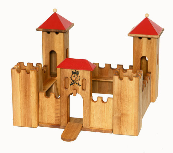 Drewart Wooden Castle small - Earth Toys - 1