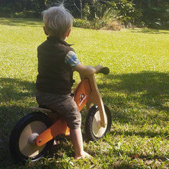 Kinderfeet Wooden Balance Bike - Earth Toys - 8
