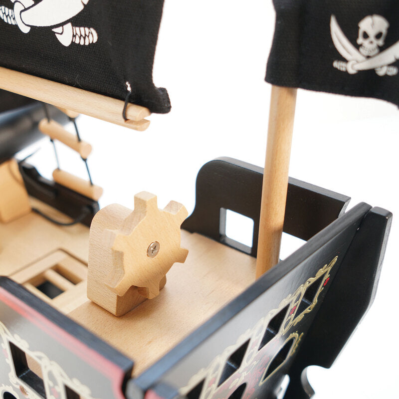 Wooden Barbarossa Pirate Ship - Earth Toys