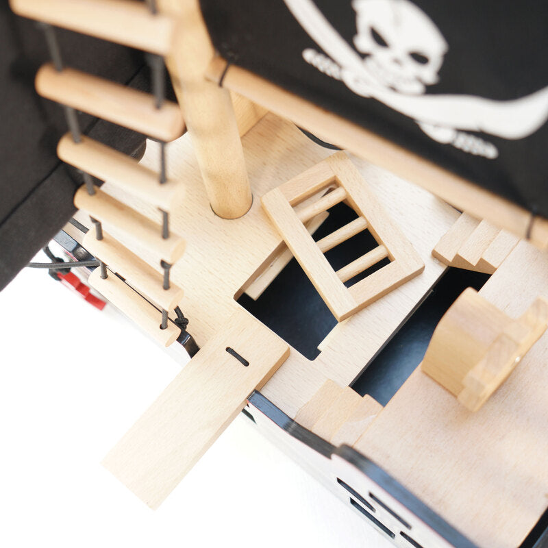 Wooden Barbarossa Pirate Ship - Earth Toys