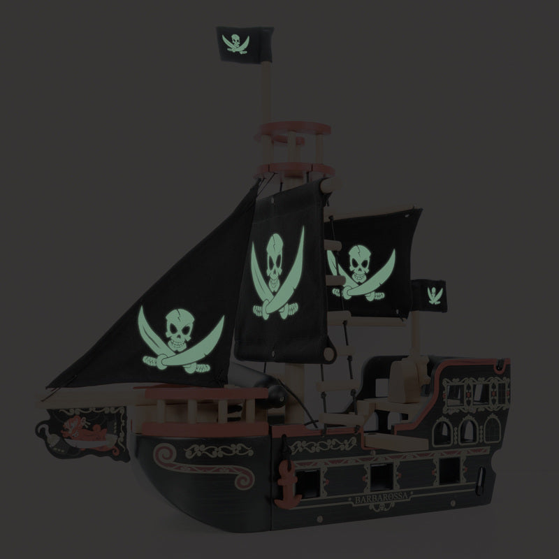 Wooden Barbarossa Pirate Ship - Earth Toys