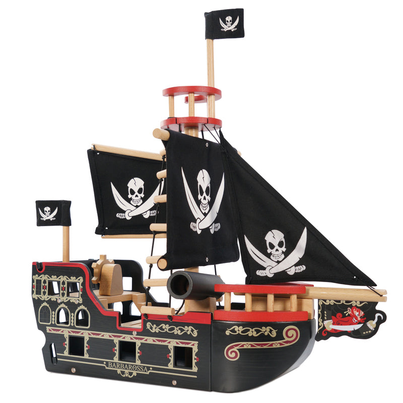 Wooden Barbarossa Pirate Ship - Earth Toys