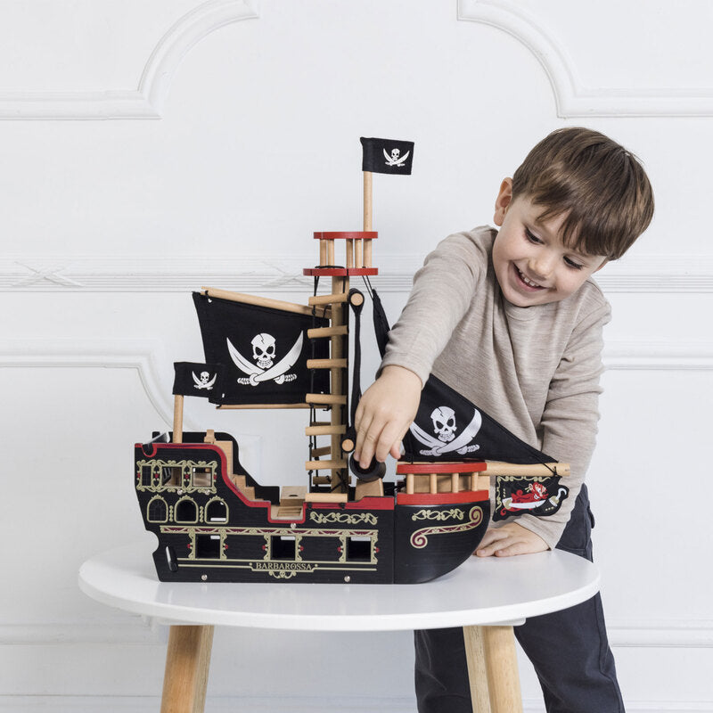 Wooden Barbarossa Pirate Ship - Earth Toys