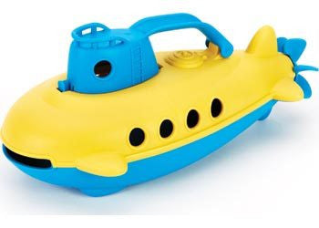 Green Toys - Submarine - Yellow Cabin - Earth Toys - 1