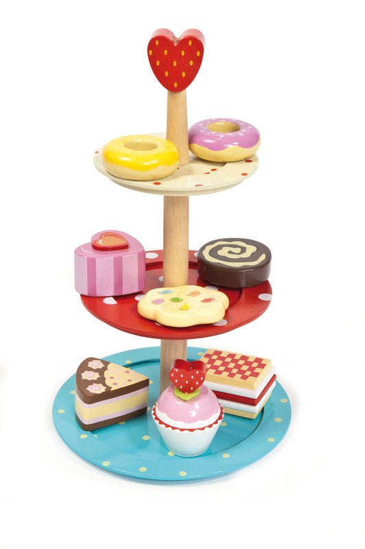 Honeybake Two Teir Cake Stand Set - Earth Toys
