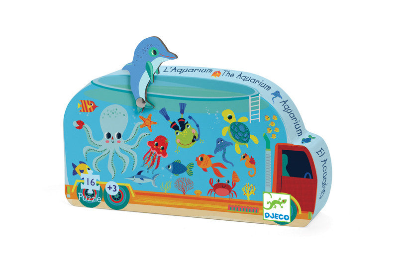 The Aquarium - 16pc Silhouette Puzzle - Earth Toys - 1