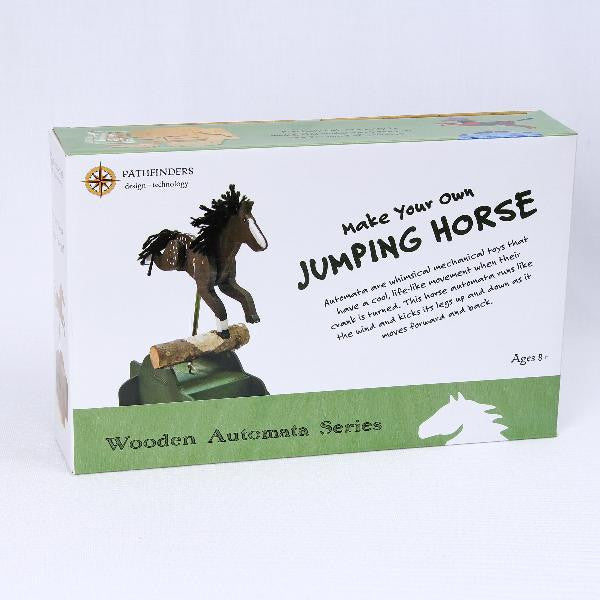 Automaton Horse Wooden Building Kit Earth Toys