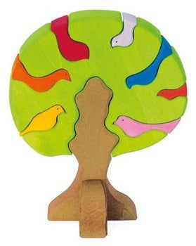 Bird Tree Light Green - Earth Toys