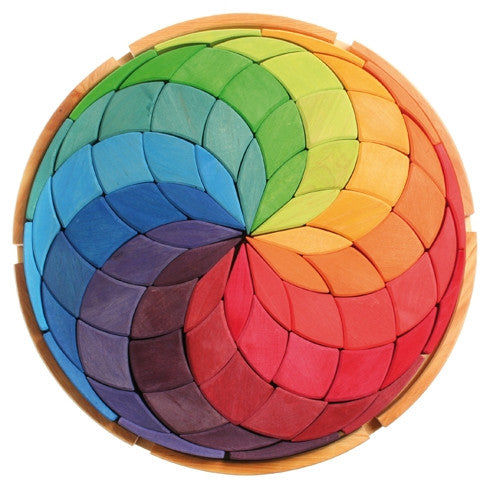 Grimms - Circle Coloured Spiral - Earth Toys