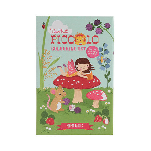 Piccolo Colouring Set - Forest Fairies - Earth Toys - 1