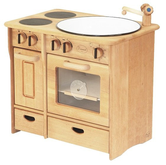 Drewart Handcrafted Timber Kitchen - Earth Toys - 1