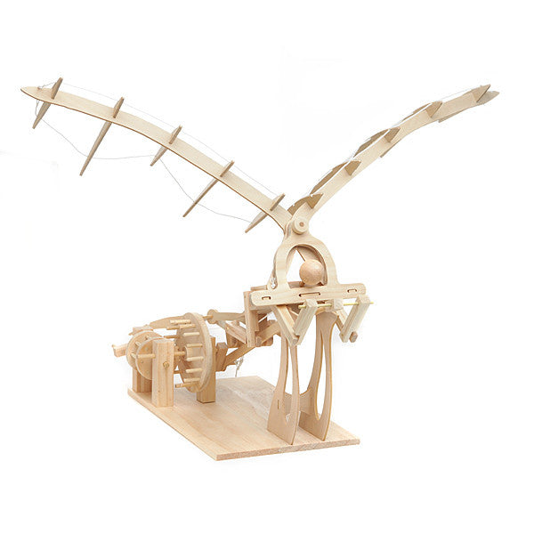 Da Vinci Ornithopter Wooden Kit - Earth Toys - 1