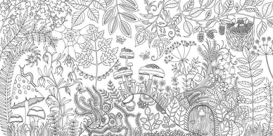 Enchanted Forest - An inky Quest Colour Book - Earth Toys - 2
