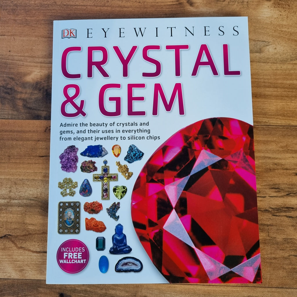 eyewitness crystal and gem guide book young readers cover earth toys wood background