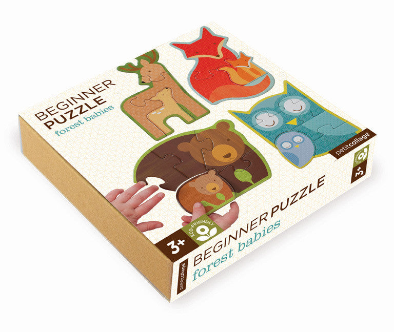 Beginner Puzzle - Forest Babies - Earth Toys - 1