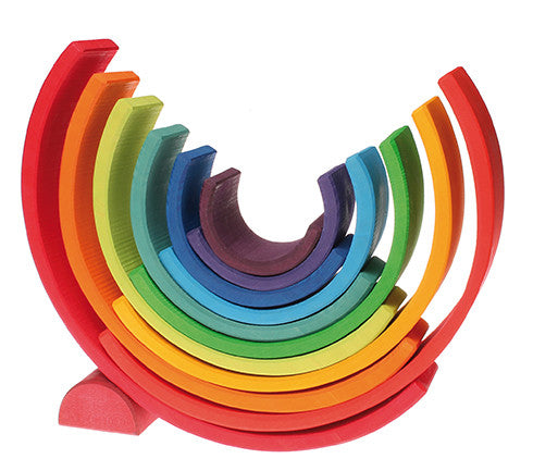 Wooden Stacking Rainbow - Earth Toys - 2