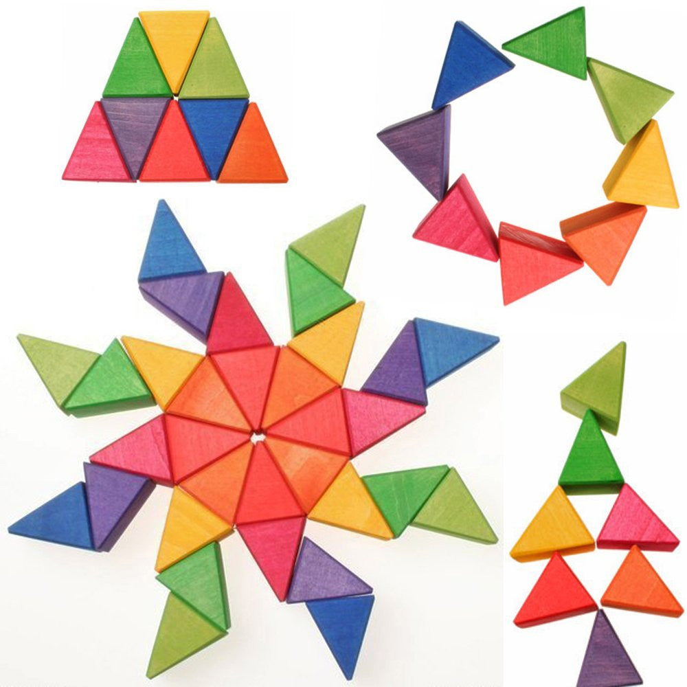 Grimm's small Octagon 32 Triangles - Earth Toys - 2