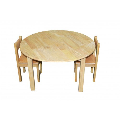 Large Round Table With 2 Standard Chairs - Earth Toys