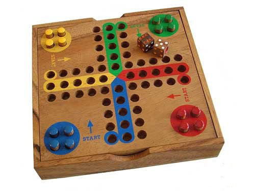 Wooden Ludo - Earth Toys