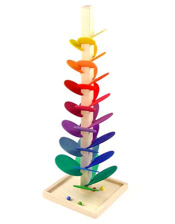 Wooden Marble Tree Tower - Earth Toys