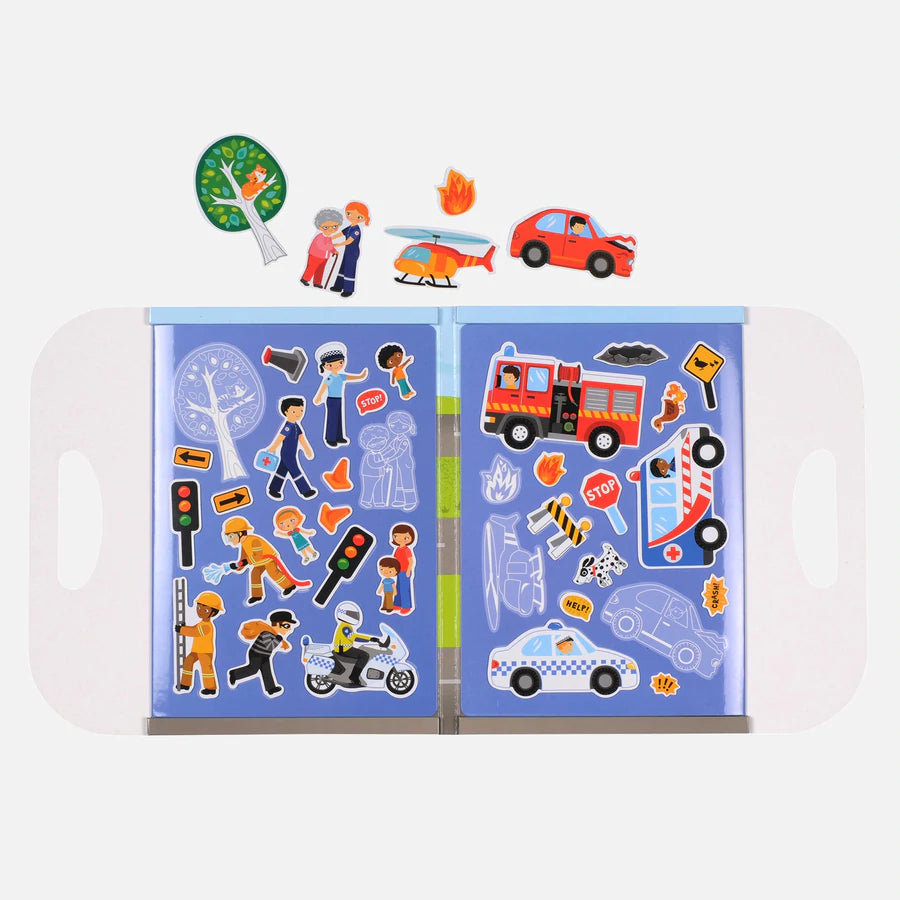 Magna Carry Emergency Rescue - Kids Magnetic Activity Set - Earth Toys