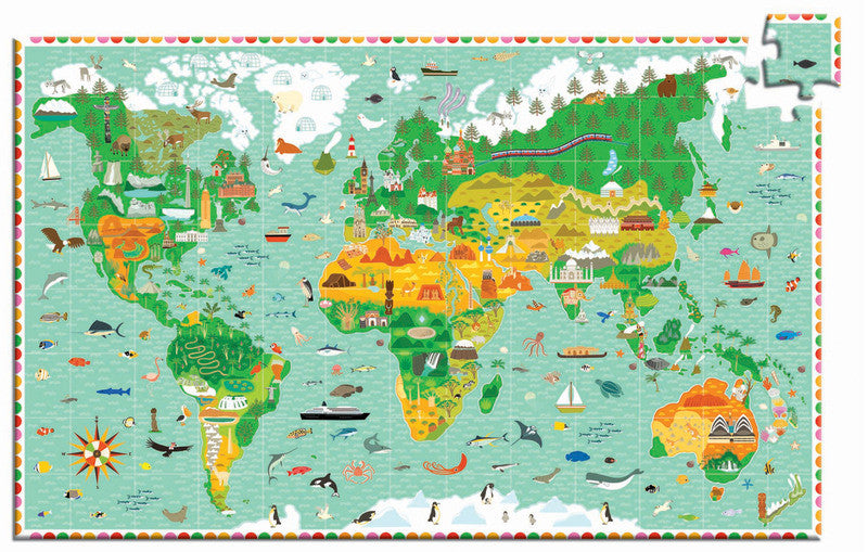 Puzzle Observation - Monument of World 200pc Puzzle - Earth Toys - 2