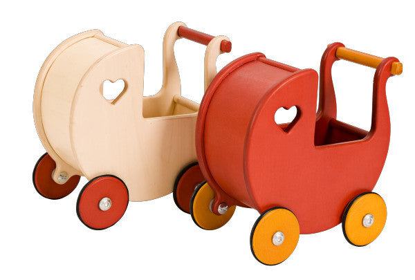 Moover Wooden Pram - Natural - Earth Toys - 3