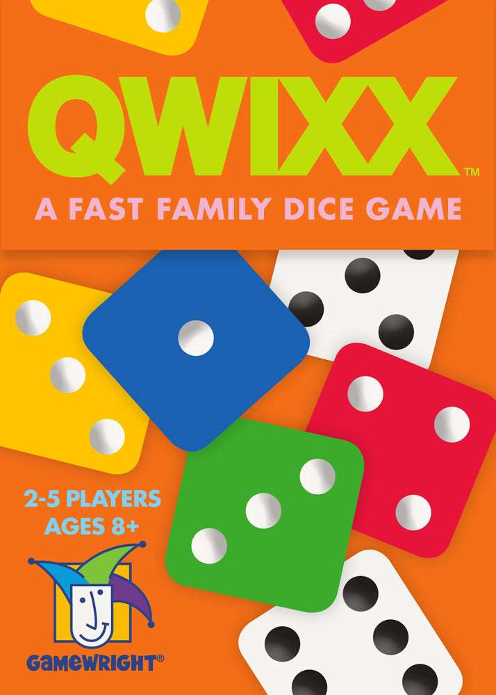 qwixx family dice game box 