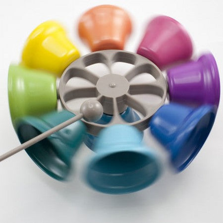 Rainbow Musical Spinning Bells - Earth Toys